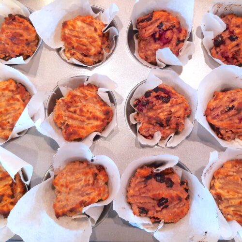 almond blueberry muffins